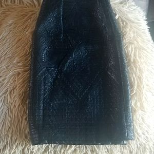 Leather Skirt